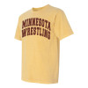 Minnesota Wrestling Mustard Gold Pigment Dyed T-Shirt