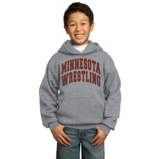 Minnesota Grey Youth Hooded Sweatshirt