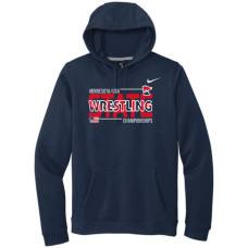 MN/USA Wrestling Nike State Club Hooded SS 2025