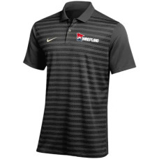 Nike MN/USA Wrestling Black Victory Block Polo