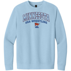 MN/USA Wrestling Ice Blue Crew Sweatshirt