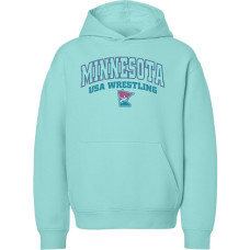 MN/USA Wrestling Mint Chill Hooded Sweatshirt