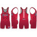 National Team MN/USA Wrestling Red Nike Singlet 2026 - Available Late April