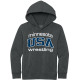 MN/USA Wrestling Heathered Hooded Sweatshirt MN/USA Wrestling Heathered Hooded Sweatshirt