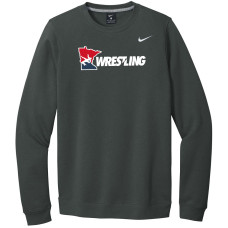 MN/USA Wrestling Anthracite Nike Club Crew SS