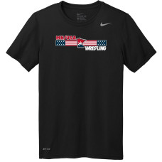 MN/USA Wrestling Black Nike Legend T-Shirt