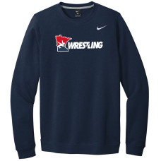 MN/USA Wrestling Navy Nike Club Crew SS