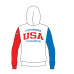 MN/USA Wrestling Sublimated White Hoodie