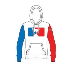 MN/USA Wrestling Sublimated White Hoodie
