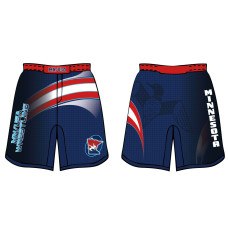 MN/USA Wrestling Navy Sublimated Fight Shorts