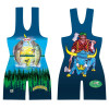MN/USAW Paul Bunyan Fish Blue Wrestling Singlet MN/USAW Paul Bunyan Fish Blue Wrestling Singlet