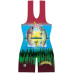 MN/USAW Paul Bunyan Fish Red Wrestling Singlet