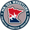MN/USA Wrestling Circle Sticker MN/USA Wrestling Circle Sticker
