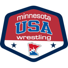 MN/USA Wrestling Shield Sticker