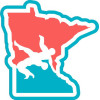 MN/USA Wrestling Sticker Pink