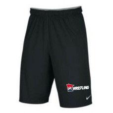 MN/USA Wrestling Black Nike Team Fly Short