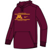 Nike Minnesota Maroon Therma Hooded Sweatshirt