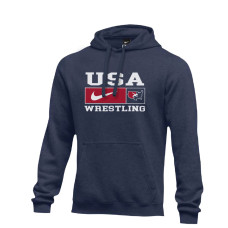 Nike USAW Navy Block Club Hooded Sweatshirt