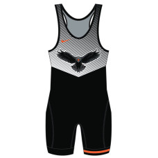 Grand Rapids Nike Girls Black/White Singlet w/ Name