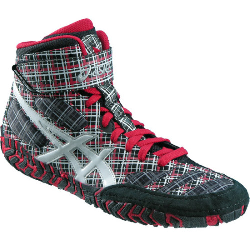 plan no relacionado soltero Wrestling Shoes ASICS Aggressor 2 LE White/Black/Plaid Red - NEW LIMITED  EDITION SHOE - Available July 15th, 2013.