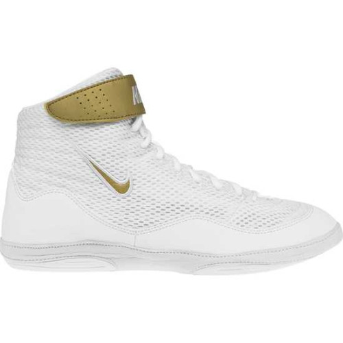 Aanzetten Naleving van het doel Wrestling Shoes Nike Inflict 3 White/Gold - In Stock