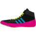Wrestling Shoes adidas HVC 2 Youth Laced Black/Cyan/Pink