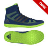 Wrestling Shoes adidas Mat Wizard Navy/Silver/Lime Green